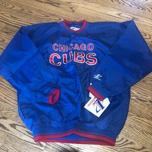 Logo Athletics Chicago Cubs Windbreaker Jacket Pullover